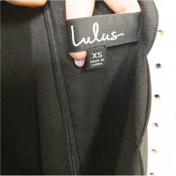 NEW NWT Lulu’s Endlessly Endearing Littlest Black Dress | Size XS | LBD Classic - Picture 4 of 5